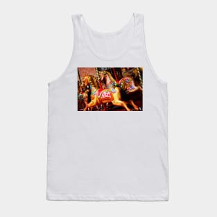 Fairground carousel horses Tank Top